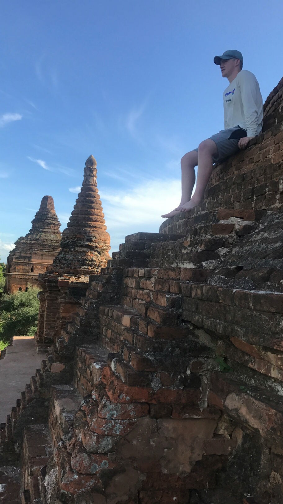 phillips_bagan.jpg Ed Phillips in Bagan, Myanmar. Photo: Supplied - AFL,St Kilda Saints,Ed Phillips,Tom Phillips